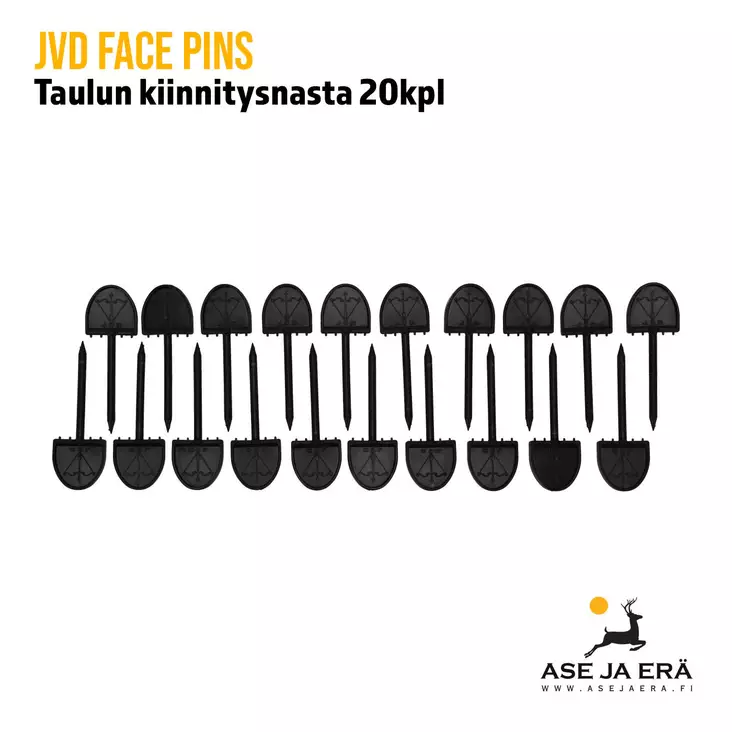 JVD Face Pins Taulun kiinnitysnasta 20kp - Tauluntaustat ja telineet - 102848100020 - 1