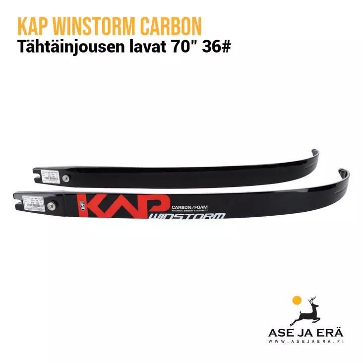 KAP Winstorm Carbon tähtäinjousen lavat - Tähtäinjousen lavat - 8720054276580 - 1