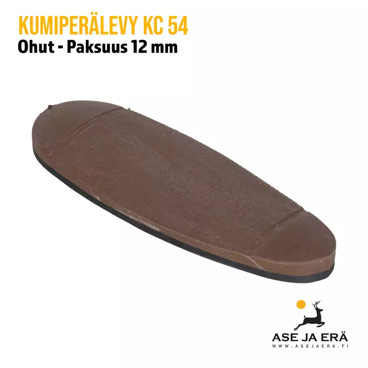 Kumiperälevy KC 54 ohut kova ruskea - Kumiperälevyt - 6410363510100 - 4