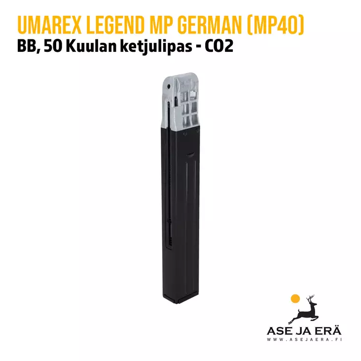 Umarex Legend MP German (MP40) CO2 50 patruunan ketjulipas - Umarex lippaat ja rullat - 4000844573490 - 1