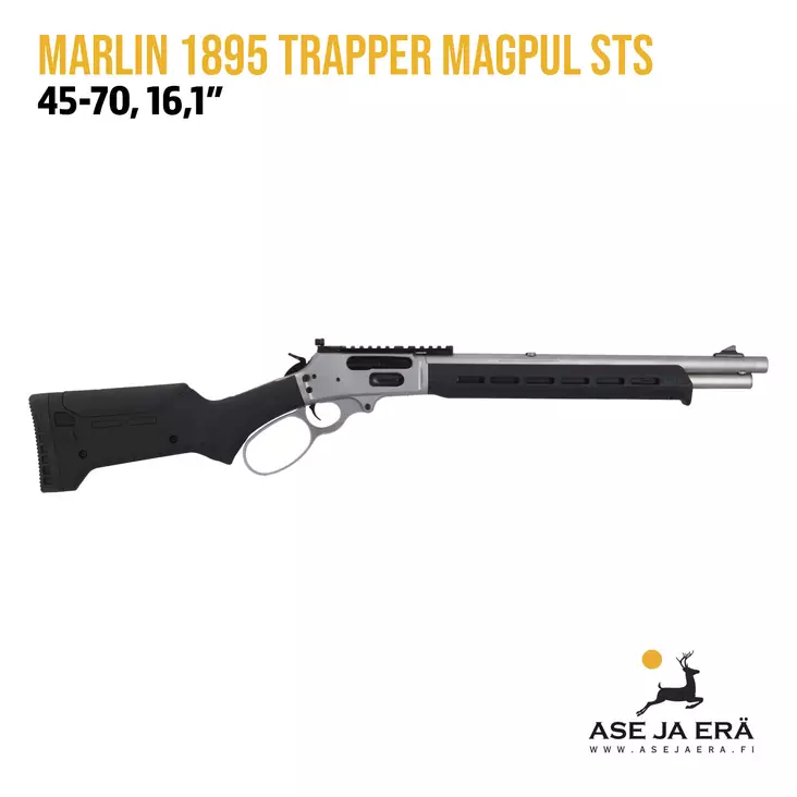 Marlin 1895 Trapper MagPul 45-70 STS vipulukkokivääri - Pulttilukkoiset kiväärit - 736676709120 - 1