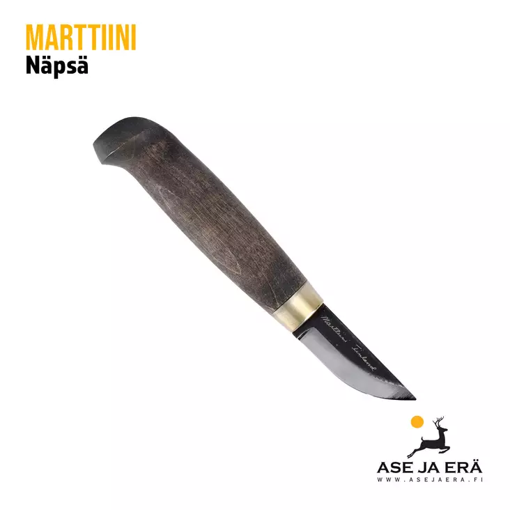 Marttiini Näpsä hiiliteräs puukko - Puukot - 6416885307150 - 1
