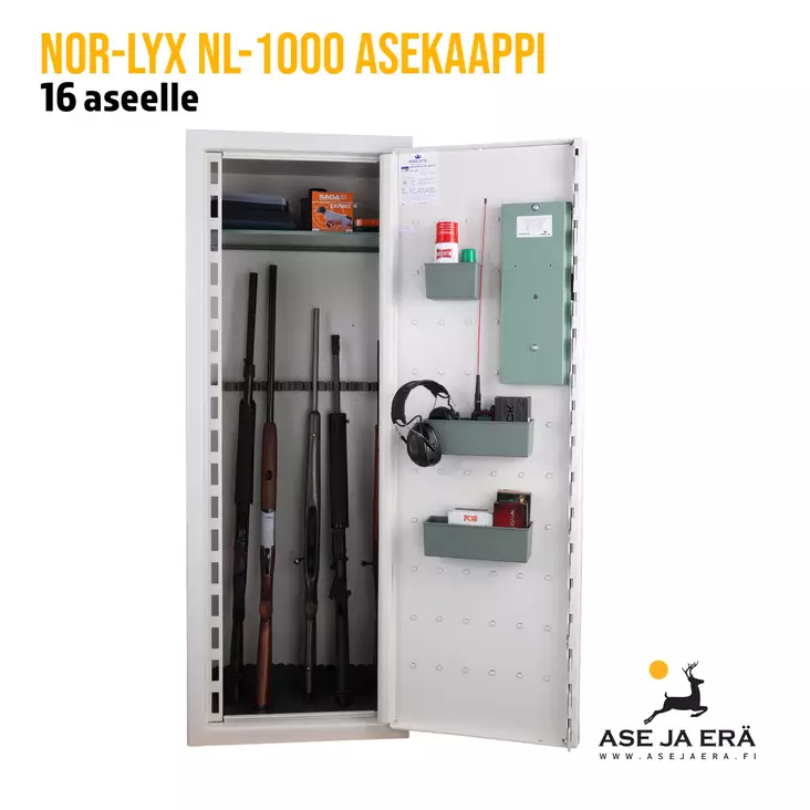 Nor-Lyx NL-1000 asekaappi - Asekaappi 11-19 aseelle - 293160 - 1