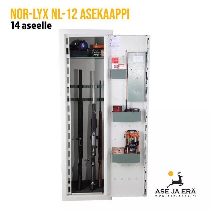 Nor-Lyx NL-12 asekaappi - Asekaappi 11-19 aseelle - 293140 - 1
