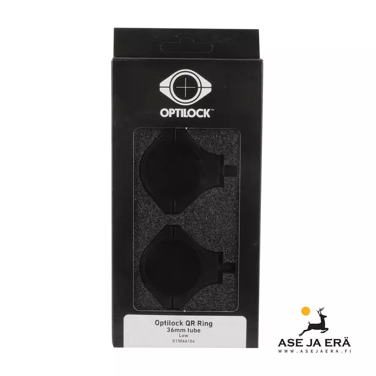 Optilock QR pikajalan 36mm LOW renkaat - 36mm kiikarinrenkaat - 6438053094570 - 1