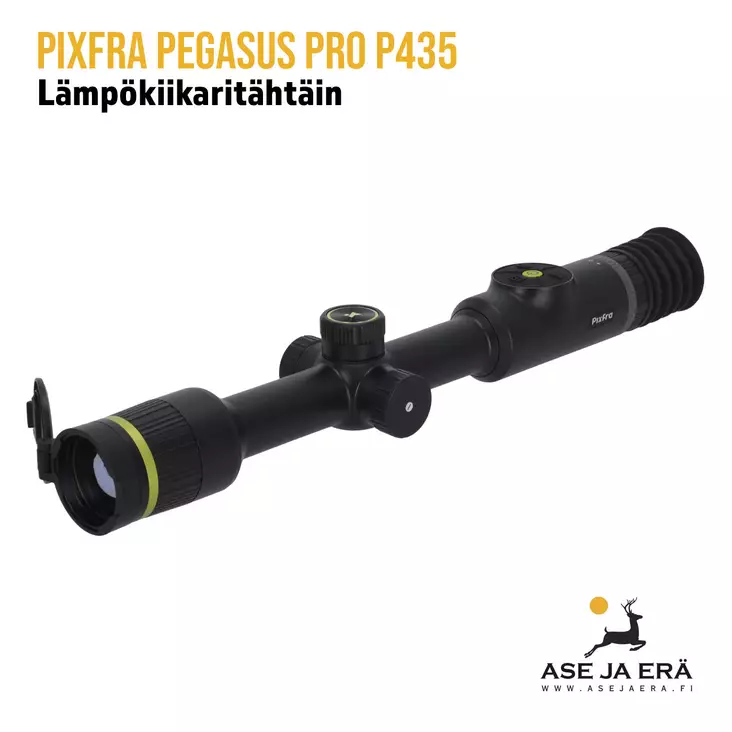 Pixfra Pegasus Pro P435 lämpötähtäin - yleiskuva etuviistosta - Lämpökiikaritähtäin - 6976144451210 - 1