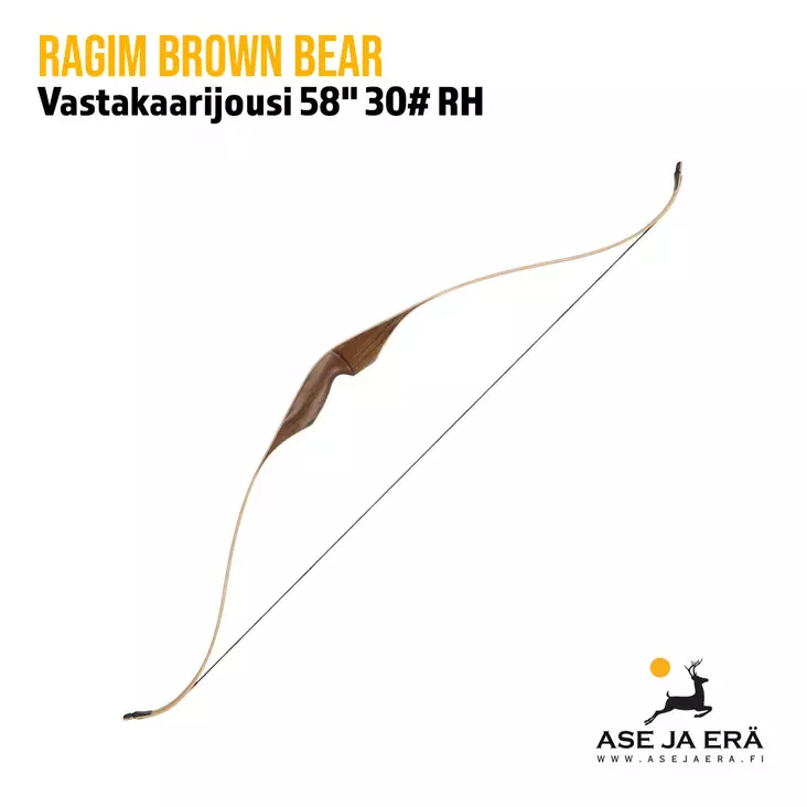 Ragim Brown Bear Vastakaarijousi 58" Oikeakätinen - Vastakaarijouset - N06MBBD5840 - 6