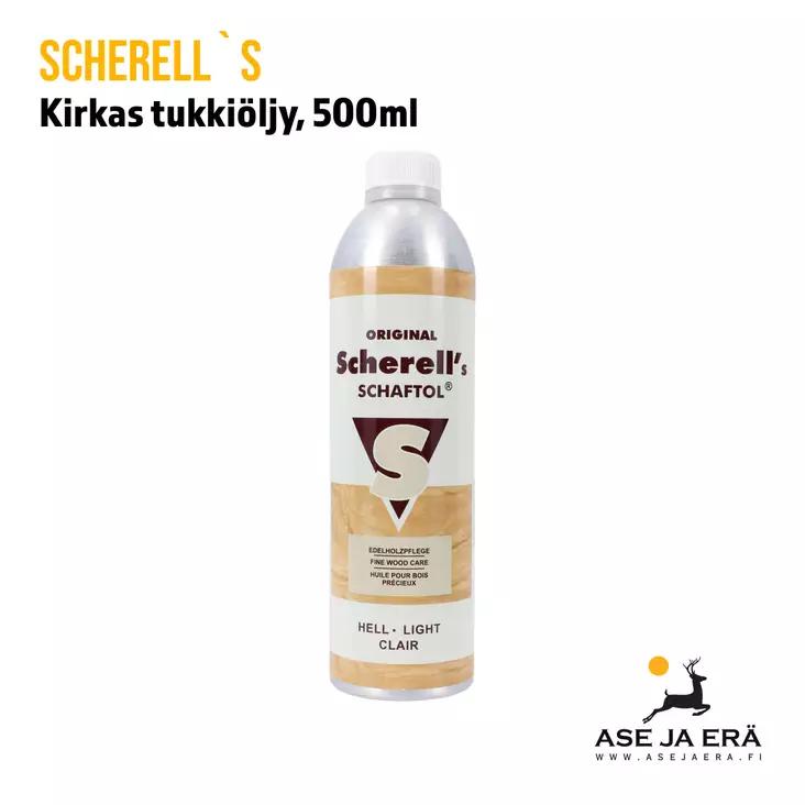 Scherell's kirkas tukkiöljy 500ml - Tukkiöljyt ja -vahat - 4017777238310 - 8