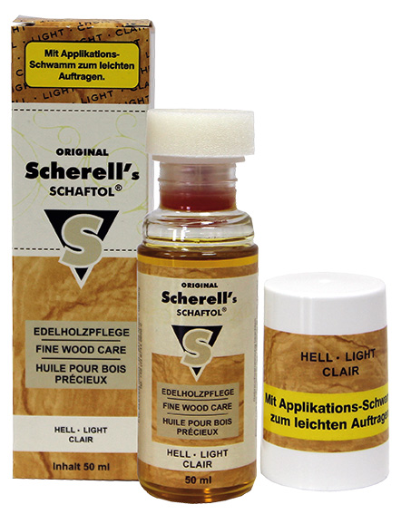 Scherell's Schaftol Kirkas -tukkiöljy 50ml +levityssieni - Tukkiöljyt ja -vahat - 8263510 - 1