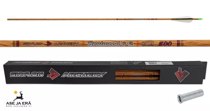 Skylon Bentwood 6.2 hiilikuitunuoli luonnonsulilla - Hiilikuitunuolet - XPZSKA300 - 1