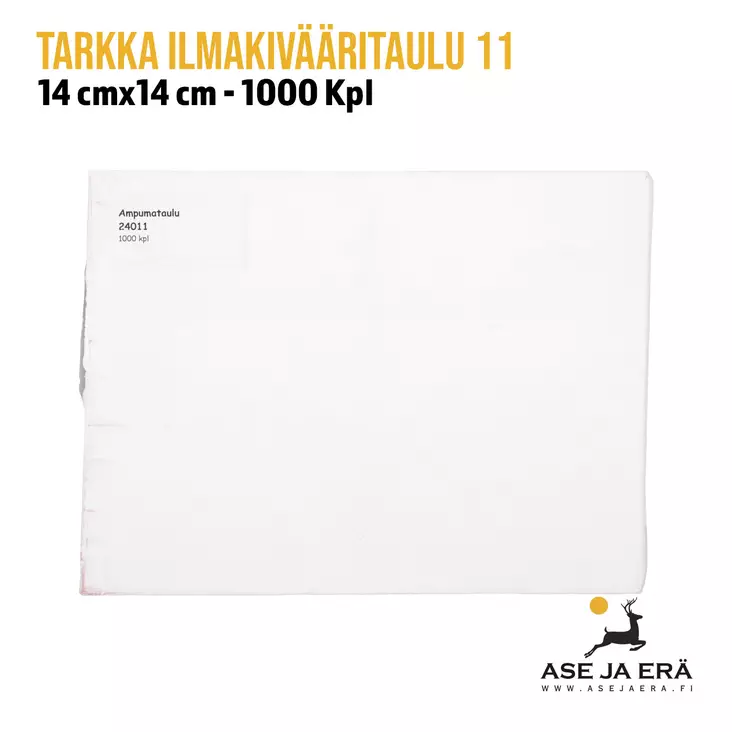Tarkka Ilmakivääritaulu No.11 - Ilma-asetaulut - 240110 - 2
