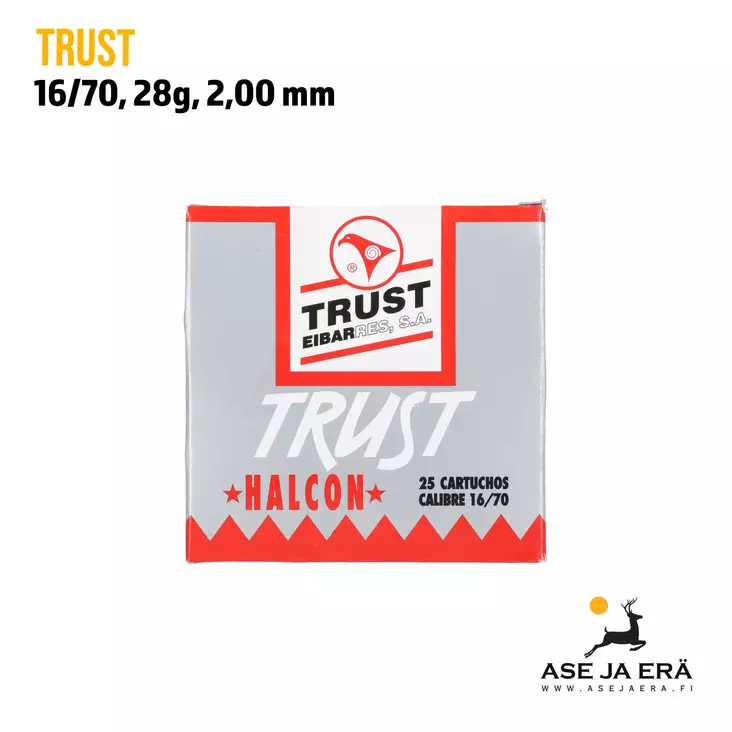 Trust Halcon 16/70 Nr9 2mm 28g haulikonpatruuna - 16 kaliiperin patruunat - Halcon28g1670 - 1