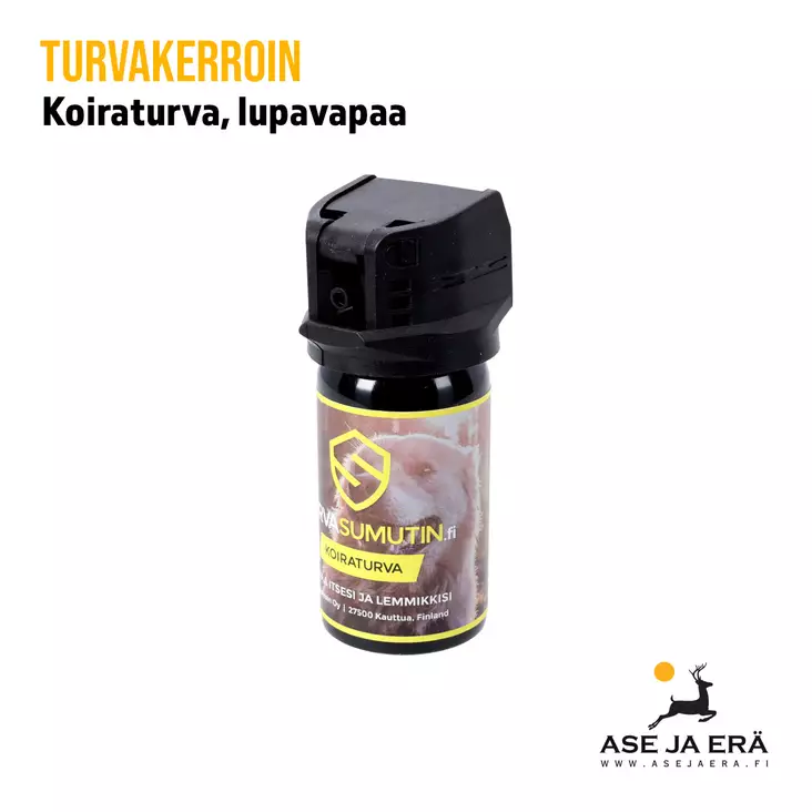 Turvakerroin Koiraturva turvasumutin - yleiskuva - Lupavapaat kaasusumuttimet - 6430042870400 - 2