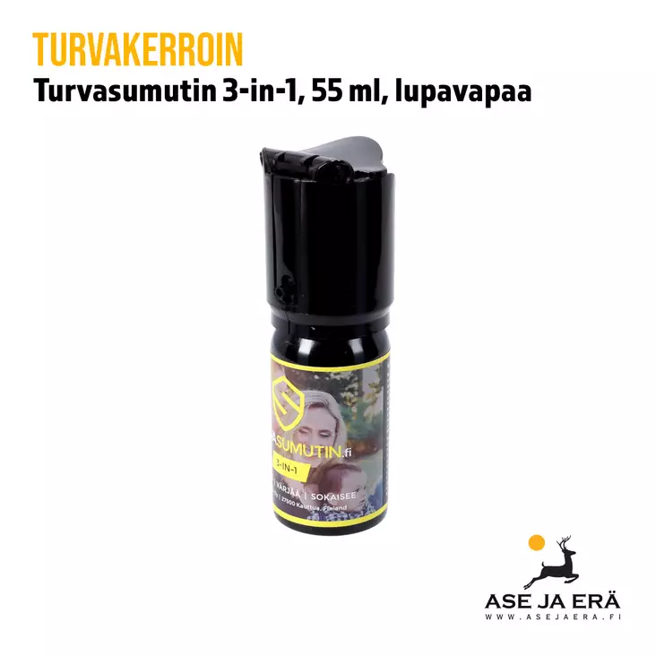 Turvakerroin lupavapaa turvasumutin 3-in-1 - yleiskuva - Lupavapaat kaasusumuttimet - 6419816599990 - 1