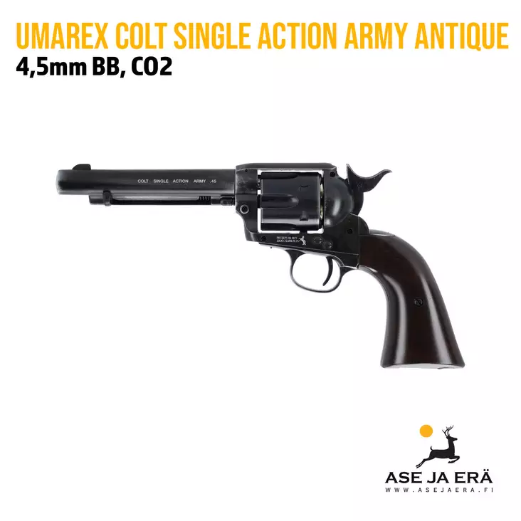 Umarex Colt Single Action Army Antique 4,5 BB CO2 ilma-ase revolveri - BB kuula ilmapistoolit - 4000844599070 - 4