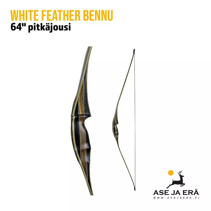 White Feather Bennu 64" pitkäjousi - Pitkäjouset - 8720054606240 - 1