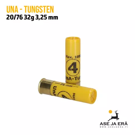 UnA Tungsten 20/76 32g haulikonpatruuna - 20 kaliiperin patruunat - 6430068626241 - 2