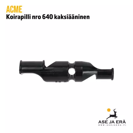 Acme koirapilli nro 640 kaksiääninen, sivusta
- Koiraohjaajan varusteet - 717668716401 - 2