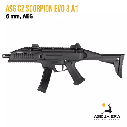 ASG CZ Scorpion EVO 3 A1 airsoft kivääri AEG - Vasen sivu - Kiväärit - 5707843058841 - 2