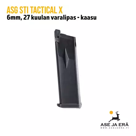 ASG STI Tactical X lipas, kaasu (27) - Lippaat ja lippaanlataajat - 5707843050791 - 2