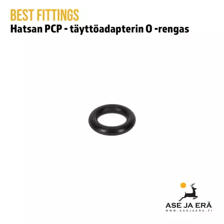 Best Fittings Hatsan PCP -täyttödapterin O-renkaat lisäksi silikoni rasvaa - Sivukuva tiivisterenkaasta - Tarvikkeet - 03H6SK01 - 2