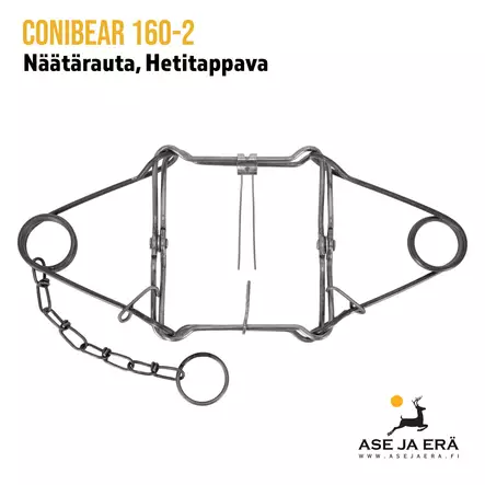 Conibear 160-2 hetitappava pyyntirauta näädälle Kaksisankainen malli - Metsästys - 12-12-6430055029161 - 2
