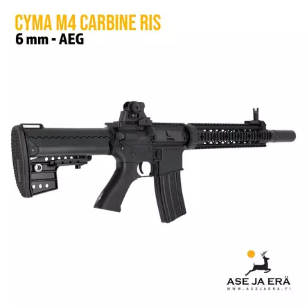 Cyma M4 Carbine RIS AEG airsoft-kivääri - Kiväärit - CM631 - 2