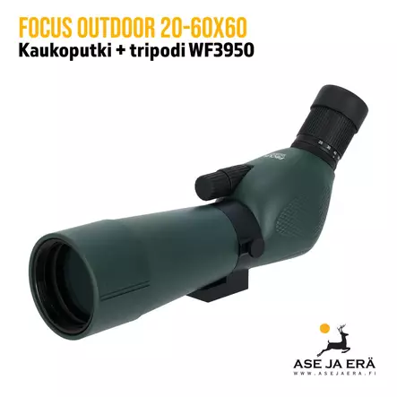 Focus Outdoor 20-60x60 kaukoputki etuviistosta
- Valmiit kaukoputket - 7391879050511 - 1