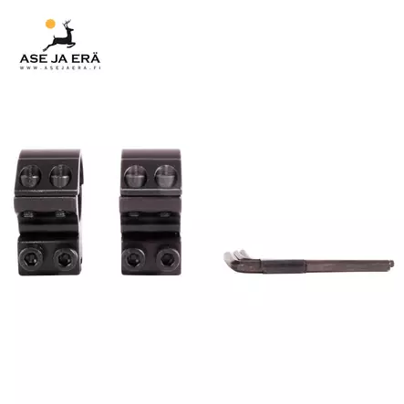 Hawke 1" Medium renkaat 11mm kiskoon - 11 mm jalustat (pienoiskivääri) - 5054492221011 - 3