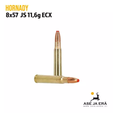 Hornady International 8x57 JS 11,7g ECX kiväärin patruuna - Muut kaliiperit - 090255719741 - 2