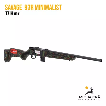 Savage 93R Minimalist 17 HMR Pienoiskivääri - Pulttilukkoiset pienoiskiväärit - 62654966361 - 2