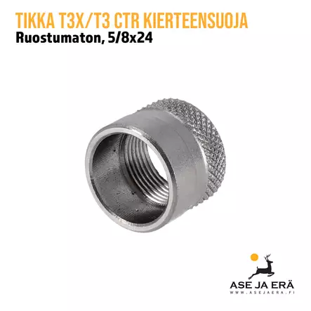 Tikka T3x/T3 CTR Stainless kierteensuoja 5/8x24 - Kiväärien osat - 6438053087541 - 2