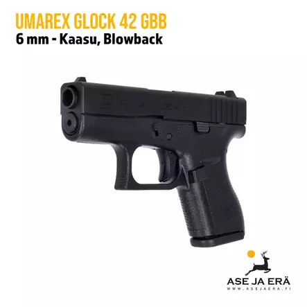 Umarex Glock 42 GBB 6mm pistooli blowback - Pistoolit ja -revolverit - 4000844647221 - 8