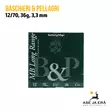 12/70 B&P MB Long Range 36g no3 3,3mm 25ras - 12/70 metsästyspatruunat - 8033109432931 - 3