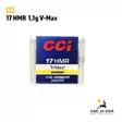 17 HMR CCI 1,1g V-MAX pienoskivärinpatruuna - 17HMR patruunat - 076683000491 - 4