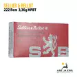 222 Rem Sellier & Bellot HPBT OTM 3,36g kiväärinpatruuna 20 kpl - 222 kaliiperi - 8590690332861 - 7