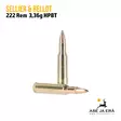 222 Rem Sellier & Bellot HPBT OTM 3,36g kiväärinpatruuna 20 kpl - 222 kaliiperi - 8590690332861 - 2