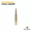 222 Rem Sellier & Bellot HPBT OTM 3,36g kiväärinpatruuna 20 kpl - 222 kaliiperi - 8590690332861 - 3