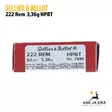 222 Rem Sellier & Bellot HPBT OTM 3,36g kiväärinpatruuna 20 kpl - 222 kaliiperi - 8590690332861 - 4