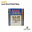 Luoti 30 cal Barnes Tipped TTS-x 168gr boattail - Rasian pääty tyyppimerkinnät näkyy - .30 luodit - 716876308781 - 5