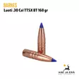 Luoti 30 cal Barnes Tipped TTS-x 168gr boattail - Kaksi luotia - .30 luodit - 716876308781 - 3