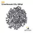 5,5mm H&N Baracuda 1,37g  200 Kpl - Lajitelman luoteja - 5,5 mm luodit - 4047058001951 - 9