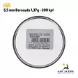 5,5mm H&N Baracuda 1,37g  200 Kpl - Rasia takaa EAN näkyvissä - 5,5 mm luodit - 4047058001951 - 11