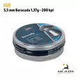 5,5mm H&N Baracuda 1,37g  200 Kpl - Rasia yläviistosta - 5,5 mm luodit - 4047058001951 - 10