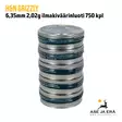6,35mm H&N Grizzly 2,02g ilmakivääriluoti 750 kpl - viisi rasiaa pinossa - 6,35 mm luodit - 4047058018461 - 10