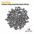 6,35mm H&N Grizzly 2,02g ilmakivääriluoti 150 kpl - 150 luotia - 6,35 mm luodit - 4047058018461 - 3