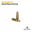 Sellier & Bellot 7,62x25 Tokarev FMJ 5,5g pistoolinpatruuna - Muut pistoolinpatruunat - 8590690310111 - 6