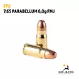 7,65 Parabellum PPU FMJ 6g 50 kpl Pistoolinpatruuna - Muut pistoolinpatruunat - 8605003813231 - 2