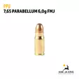 7,65 Parabellum PPU FMJ 6g 50 kpl Pistoolinpatruuna - Muut pistoolinpatruunat - 8605003813231 - 3