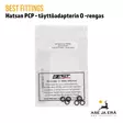 Best Fittings Hatsan PCP -täyttödapterin O-renkaat lisäksi silikoni rasvaa - Myyntipakkaus - Tarvikkeet - 03H6SK01 - 6